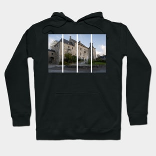This Castle, during the Battle of the Bulge, housed the Headquarters of Major General Matthew B. Ridgway. Liege Province. Autumn sunny day Hoodie